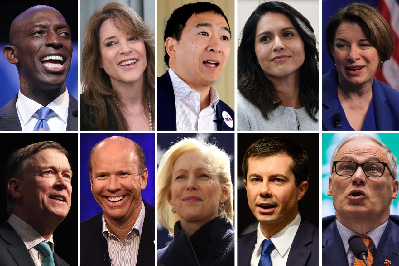 democratic candidates 2020
